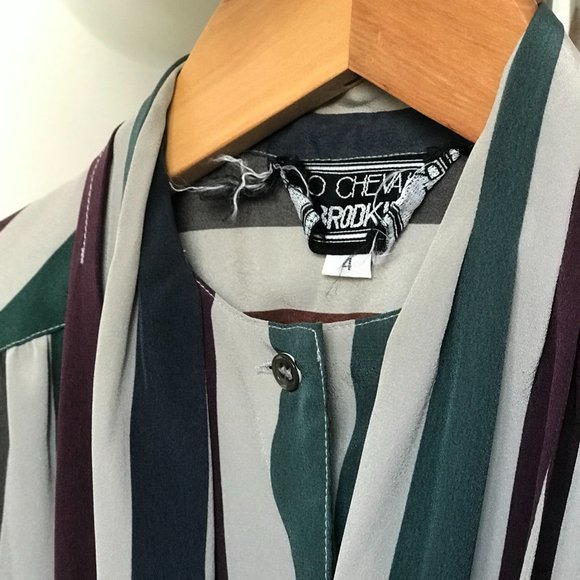 Vintage stripe shirt - Leo Chevalier Brodkin - Picture 3 of 6